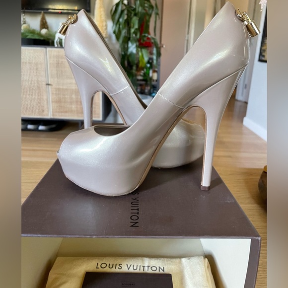 Louis Vuitton Oh Really Open Toe Pump 11cm Size 39 - Picture 4 of 6